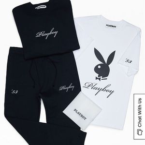 Sweat pants,sweatshirt and tee shirt.